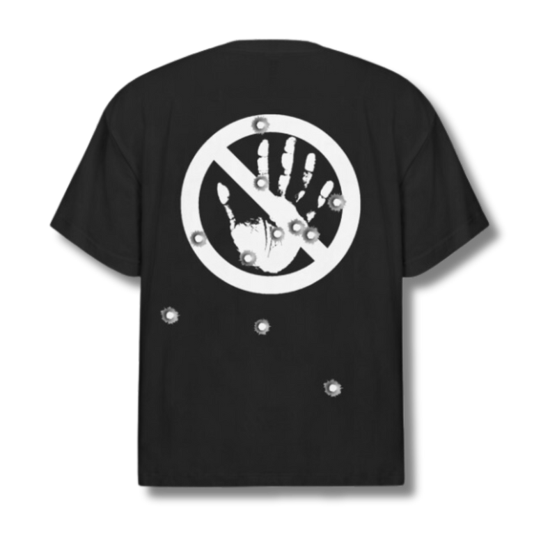 Stop The Suffering Black Oversized "Hand Tee"